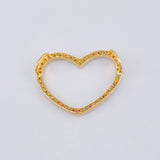 Dije Silueta Corazón 1.05 g / 2 cm Oro Amarillo 18K