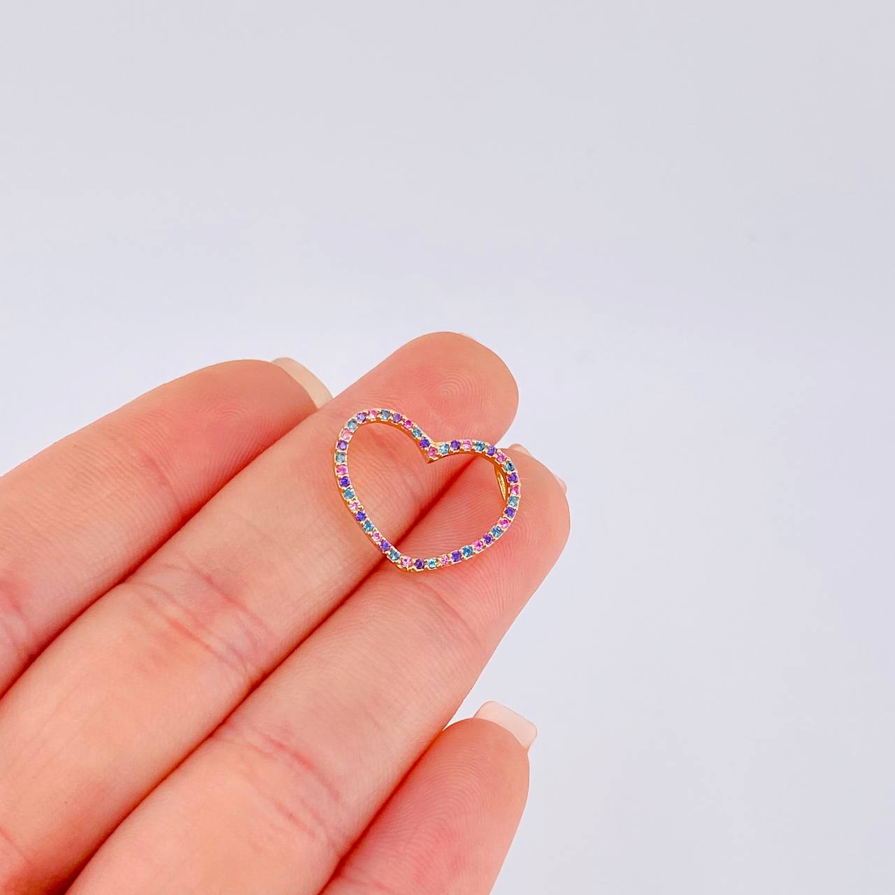 Dije Silueta Corazón 1.05 g / 2 cm Oro Amarillo 18K