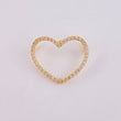 Dije Silueta Corazón 1.05 g / 2 cm Oro Amarillo 18K