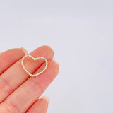 Dije Silueta Corazón 1.05 g / 2 cm Oro Amarillo 18K