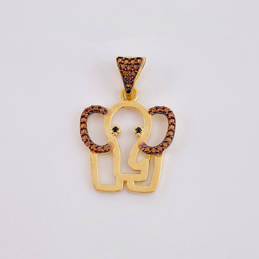 Dije Silueta Elefante 2.05 g / 2.5 cm Oro Amarillo 18K