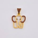 Dije Silueta Elefante 2.05 g / 2.5 cm Oro Amarillo 18K