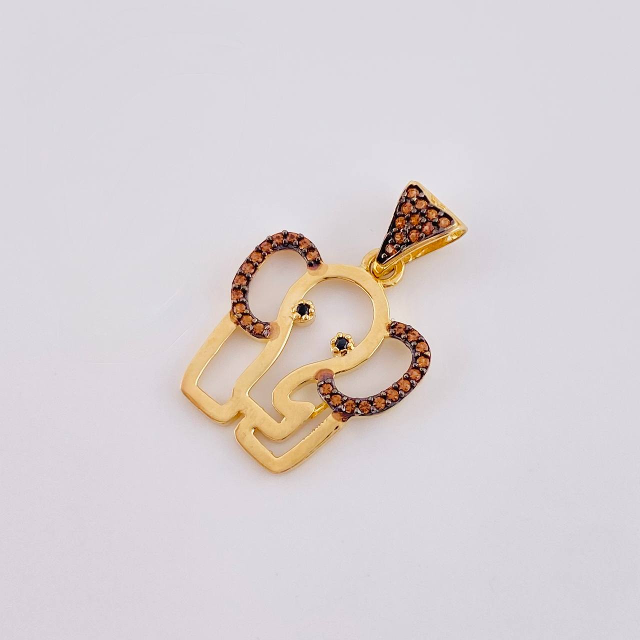 Dije Silueta Elefante 2.05 g / 2.5 cm Oro Amarillo 18K