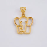 Dije Silueta Elefante 2.05 g / 2.5 cm Oro Amarillo 18K