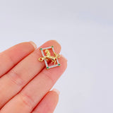 Herraje Marco Caballo 2.05 g / 1.8 cm Oro Amarillo 18K