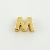 Herraje Letra M 0.4 g / 0.7 cm Oro Amarillo 18K