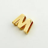 Herraje Letra M 0.4 g / 0.7 cm Oro Amarillo 18K