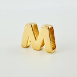 Herraje Letra M 0.4 g / 0.7 cm Oro Amarillo 18K