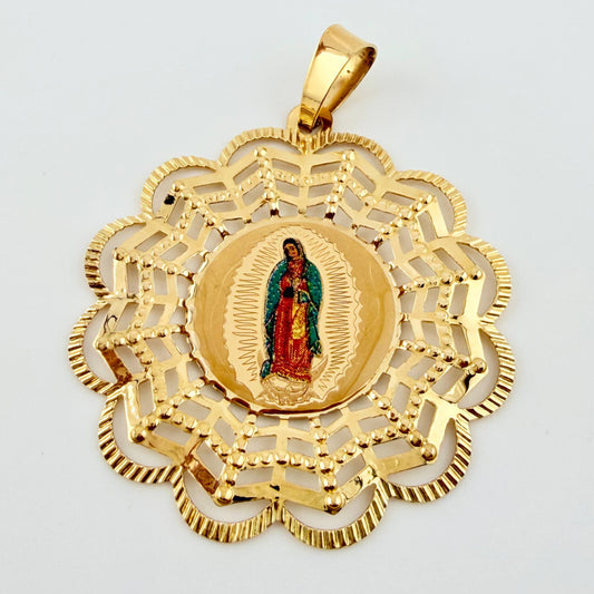 Dije Virgen Guadalupe 5.8gr / 5.5cm / Oro Amarillo +4 18K *