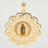 Dije Virgen Guadalupe 5.95gr / 5.5cm / Oro Amarillo +4 18K ©