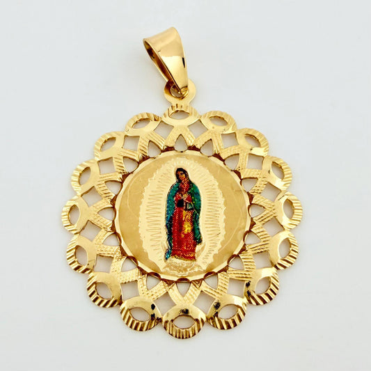 Dije Virgen Guadalupe 3gr / 4cm / Oro Amarillo +4 18K ©
