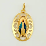 Dije Virgen Milagrosa 1gr / 3cm / Oro Amarillo +4 18K *