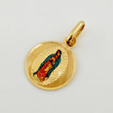 Dije Virgen Guadalupe 0.5gr / 1.6cm / Oro Amarillo +4 18K *