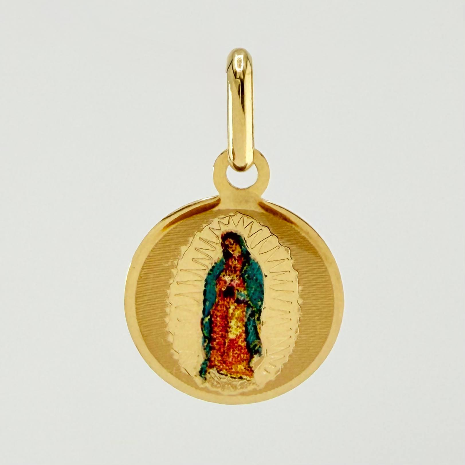 Dije Virgen Guadalupe 0.5gr / 1.6cm / Oro Amarillo +4 18K *