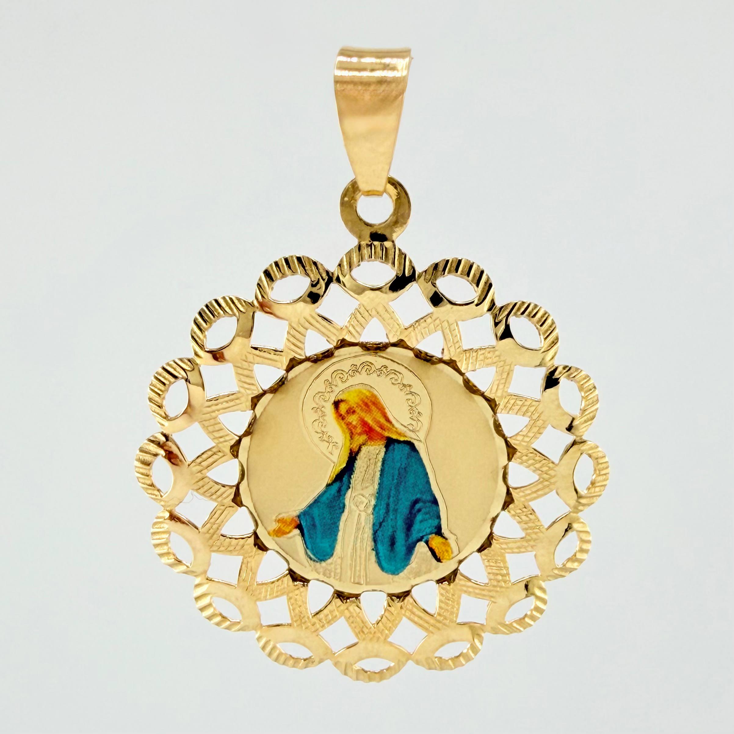 Dije Virgen Milagrosa 2.85gr / 3.8cm / Oro Amarillo +4 18K *