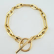 Pulso Paper Clip 6.8gr / 20cm / 6.5mm Oro Amarillo +4 18K ©