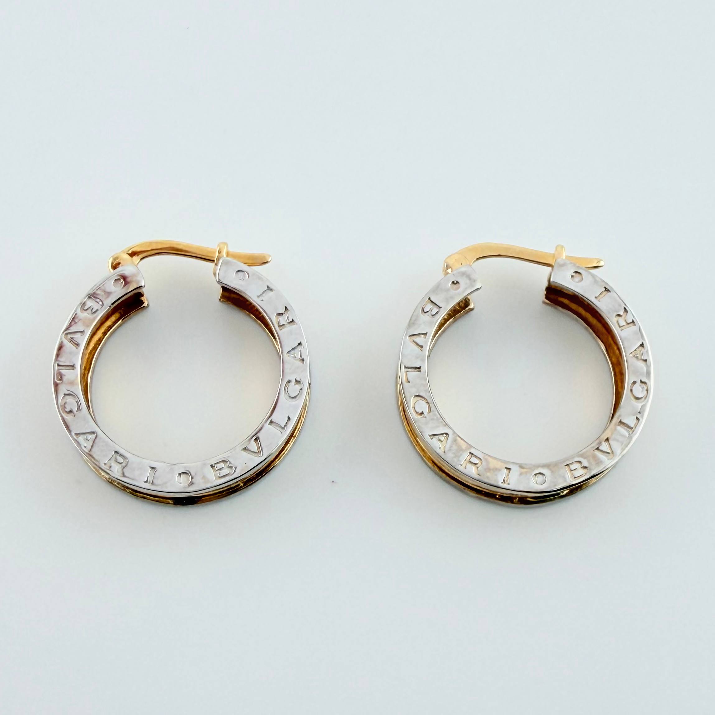 Candongas Rusticas 6.45gr / 2cm / Dos Oros Amarillo Blanco 18K