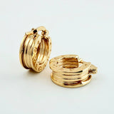 Candongas Rusticas 4gr / 1.5cm / Oro Amarillo 18K