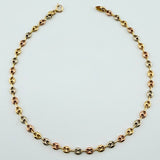 Tobillera GC 2.75gr / 25cm / 3.7mm Tres Oros 18K