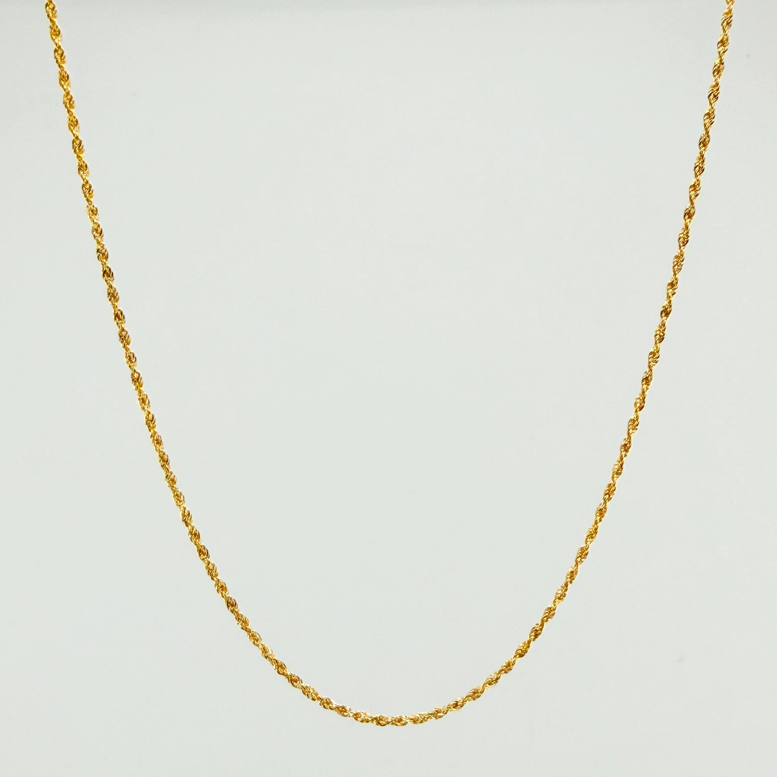 Cadena Lazo 1.1gr / 60cm / 1.2mm Oro Amarillo +3 18K