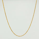 Cadena Lazo 1.1gr / 60cm / 1.2mm Oro Amarillo +3 18K