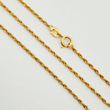 Cadena Lazo 1.1gr / 60cm / 1.2mm Oro Amarillo +3 18K