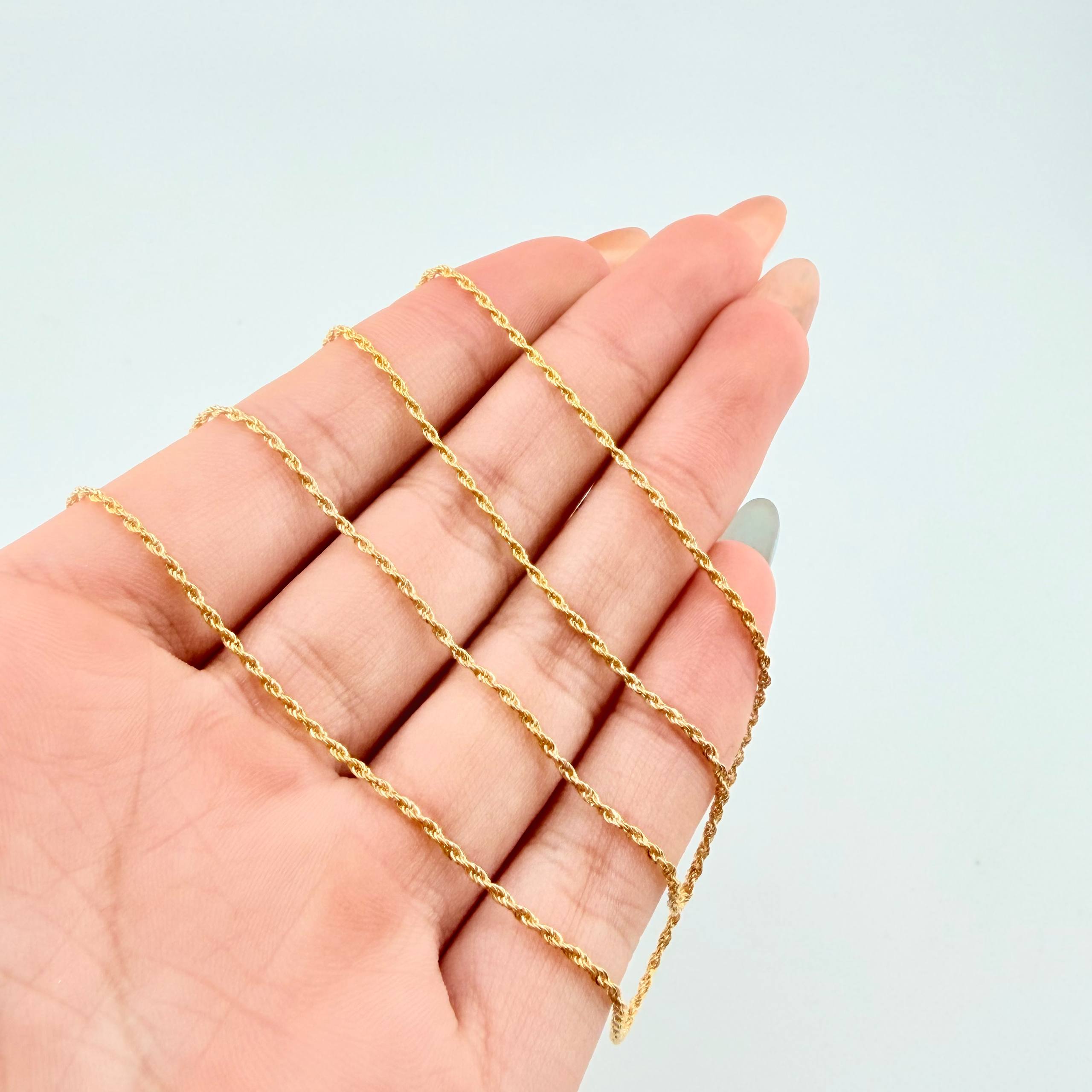 Cadena Lazo 1.1gr / 60cm / 1.2mm Oro Amarillo +3 18K