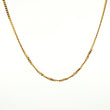 Cadena Cubana 5.45gr / 60cm / 1.5mm Oro Amarillo +1 18K