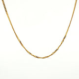 Cadena Cubana 5.45gr / 60cm / 1.5mm Oro Amarillo +1 18K
