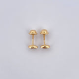 Topos GC 0.55gr / 5.7mm Diamantado Oro Amarillo 18K &