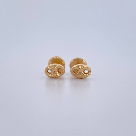 Topos GC 0.6gr / 5.7mm / Diamantados Oro Amarillo 18K &