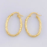 Candongas Mary Ovalada 1.6 g / 2.6 cm Oro Amarillo 18K