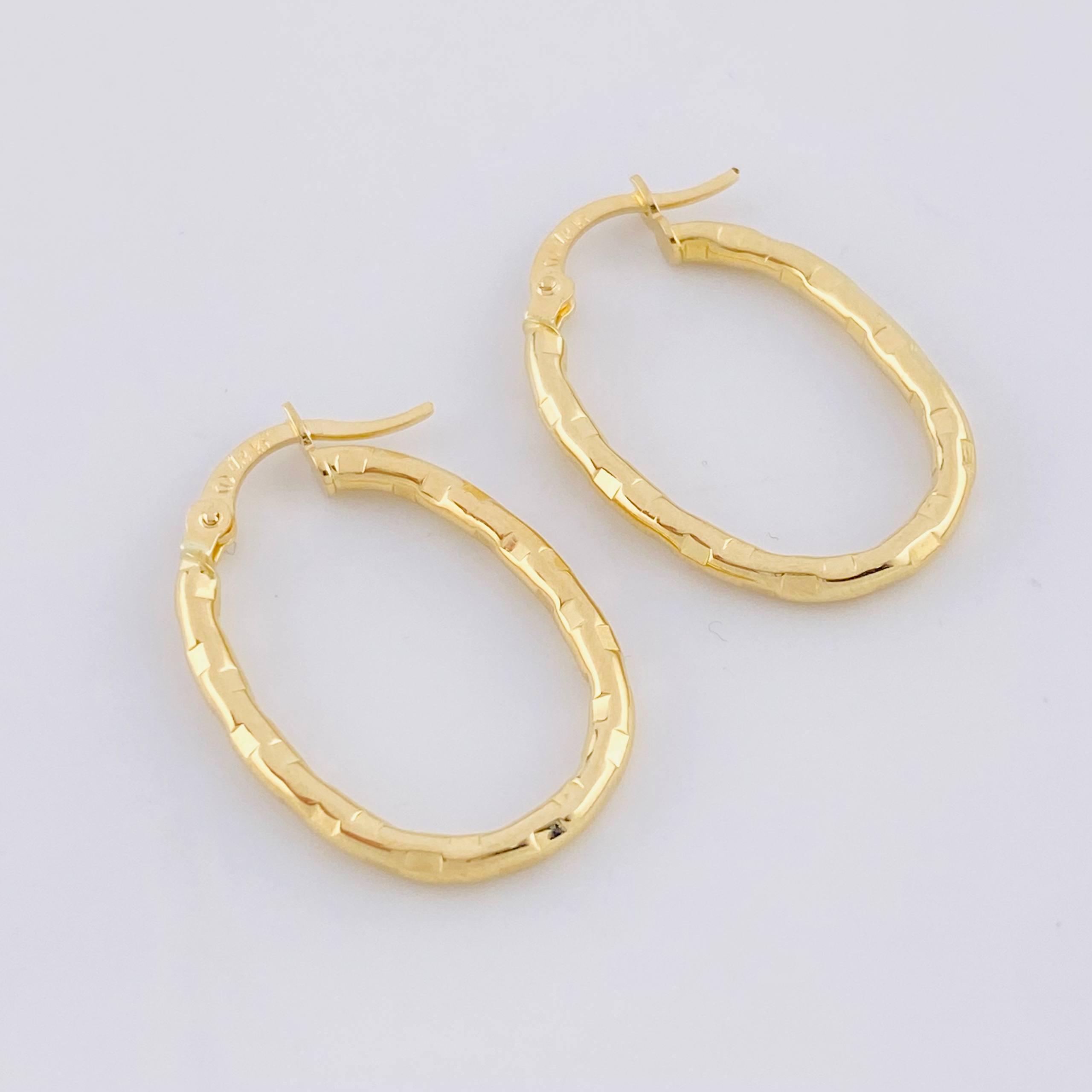Candongas Mary Ovalada 1.6 g / 2.6 cm Oro Amarillo 18K