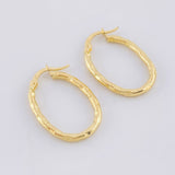 Candongas Mary Ovalada 1.6 g / 2.6 cm Oro Amarillo 18K