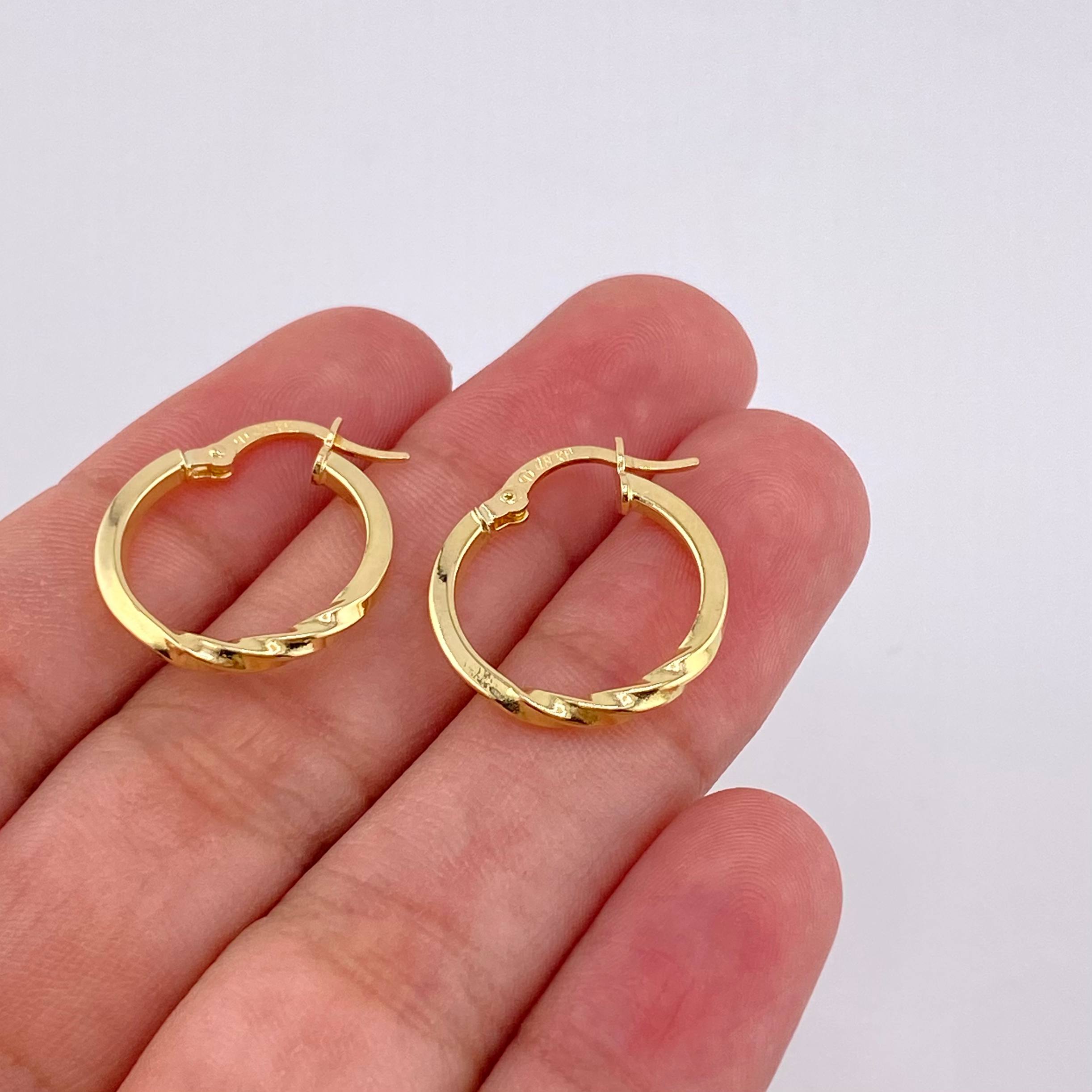 Candongas Lia 1.35 g / 2 cm Oro Amarillo 18K