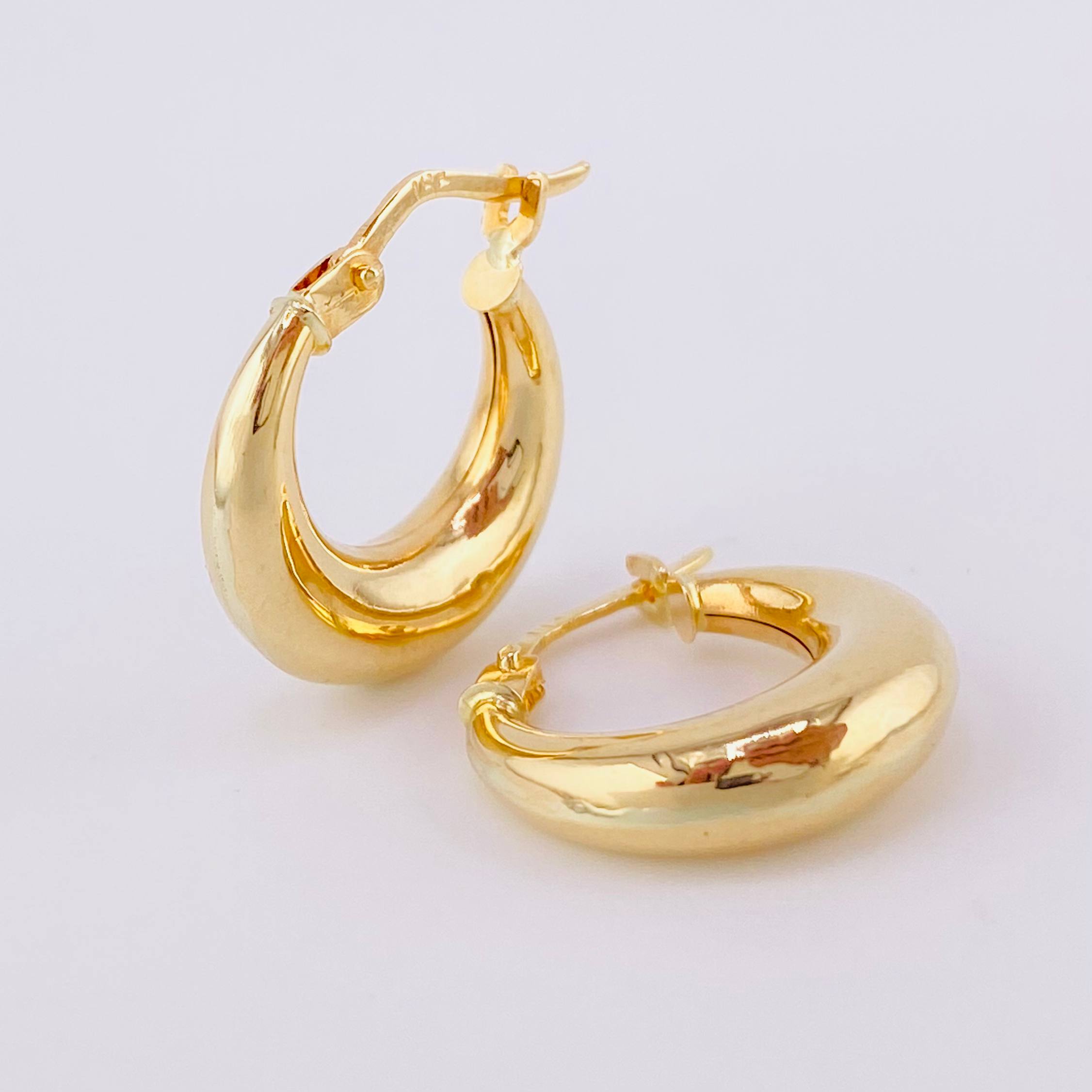 Candongas Olga 1.6 g / 1.7 cm Oro Amarillo 18K