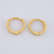 Candongas Carril 1.2 g / 1 cm Oro Amarillo 18K