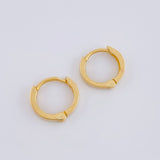 Candongas Carril 1.2 g / 1 cm Oro Amarillo 18K