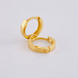Candongas Carril 1.2 g / 1 cm Oro Amarillo 18K