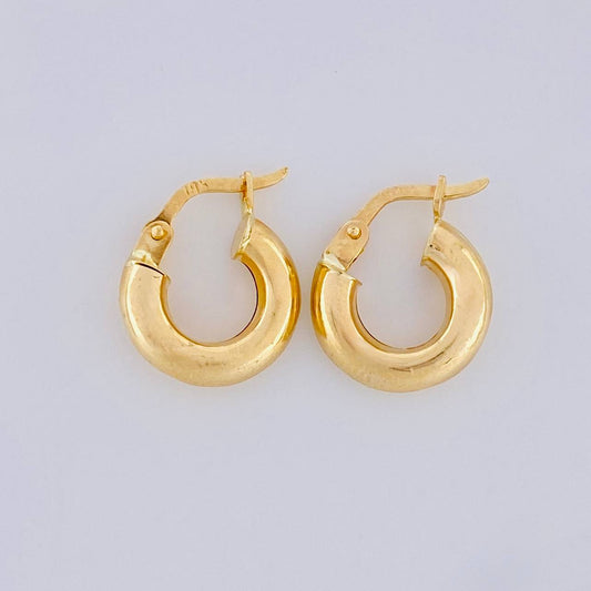 Candongas Boni 1.25 g / 1.2 cm Oro Amarillo 18K