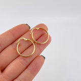 Candongas Nectar 1.45 g / 2.2 cm Oro Amarillo 18K