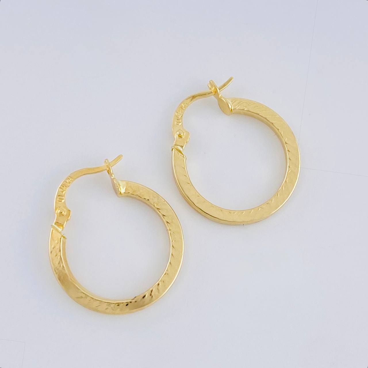 Candongas Trival 1.55 g / 2 cm Oro Amarillo 18K