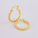 Candongas Trival 1.55 g / 2 cm Oro Amarillo 18K