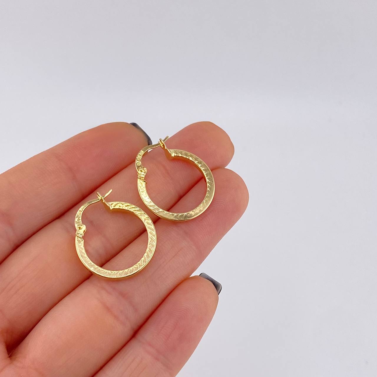 Candongas Trival 1.55 g / 2 cm Oro Amarillo 18K