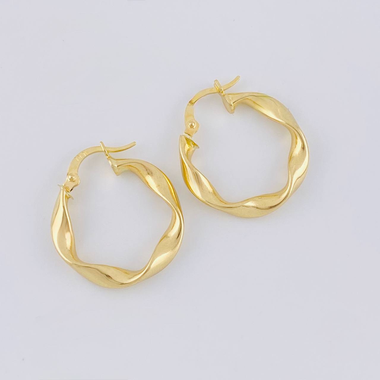 Candongas Amber 1.25 g / 1.7 cm Oro Amarillo 18K