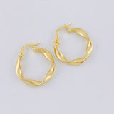 Candongas Amber 1.6 g / 2 cm Oro Amarillo 18K