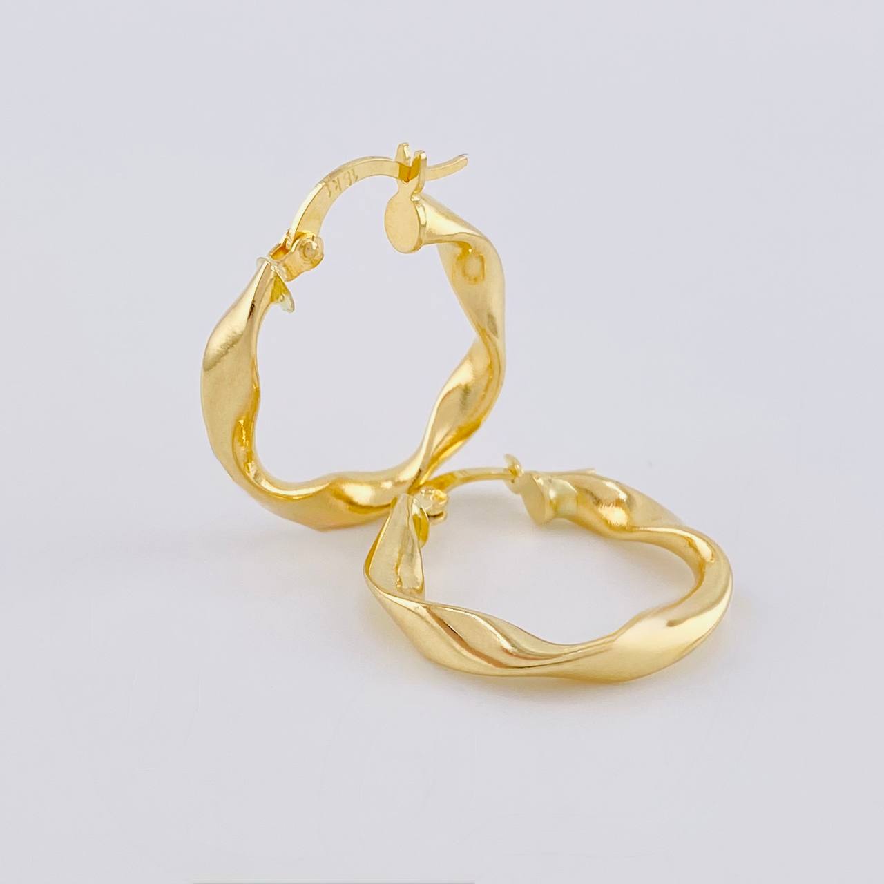 Candongas Amber 1.25 g / 1.7 cm Oro Amarillo 18K