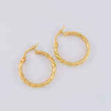 Candongas Mary Entorchada 1.55 g / 2 cm Oro Amarillo 18K