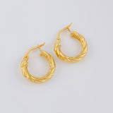 Candongas Mati 1.65 g / 1.7 cm Oro Amarillo 18K