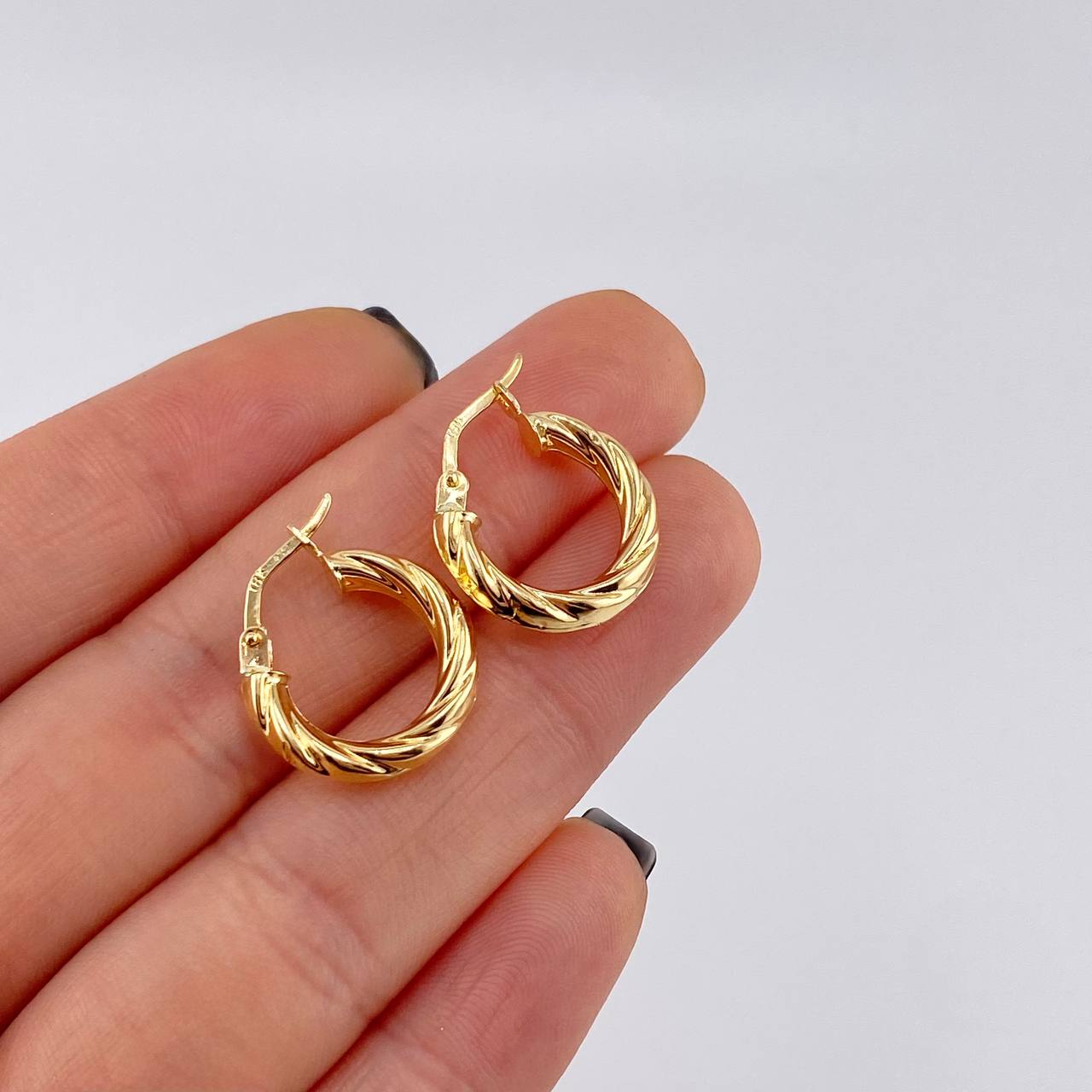 Candongas Mati 2.9 g / 2 cm Oro Amarillo 18K